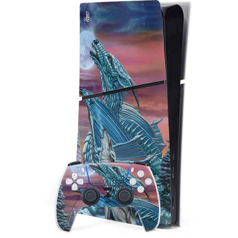 Dragon and the Wolf by Ed Beard Jr PlayStation PS5 Skins